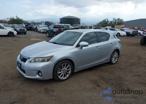 2012 Lexus Ct 200H Premium из США, поврежденный, VIN JTHKD5BH3C2091009